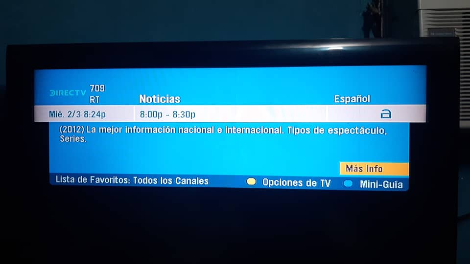 RT en español salió del aire en Simple Tv en Venezuela