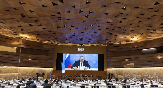 Serguéi Lavrov afirmó en la ONU que objetivo ruso es desnazificar Ucrania