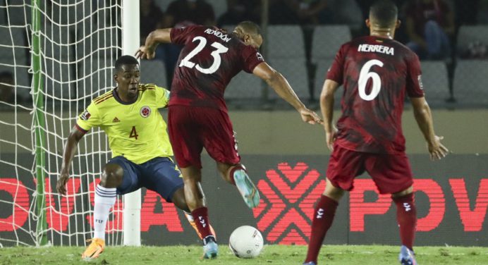 Venezuela cerró las eliminatorias con derrota ante Colombia