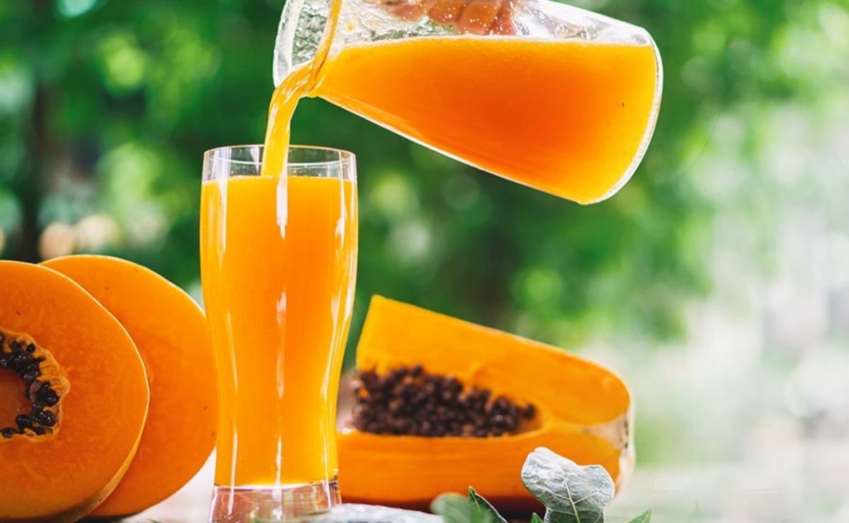 Beneficios del jugo de lechosa con naranja