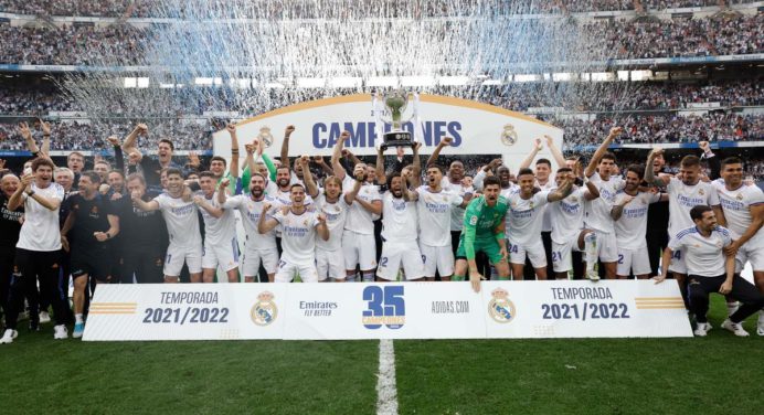 ¡Campeones! Real Madrid conquistó su título 35 en LaLiga