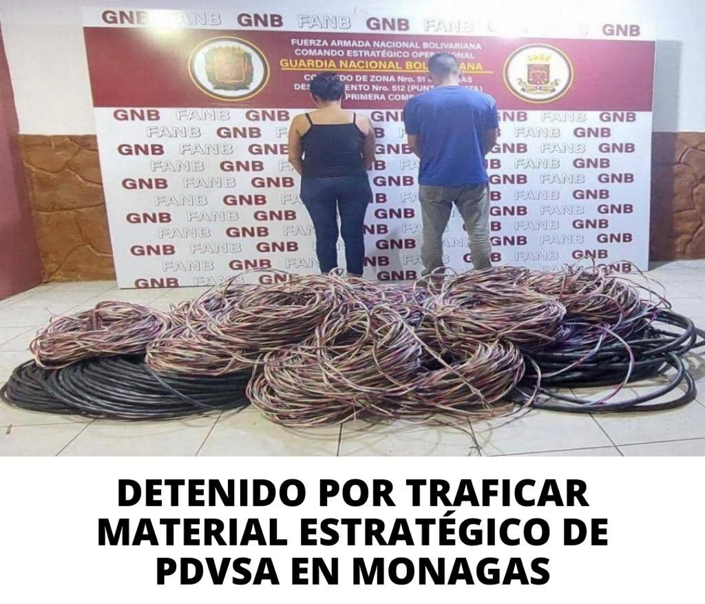 detenidos dos sujetos por trafico de material estrategico en monagas laverdaddemonagas.com