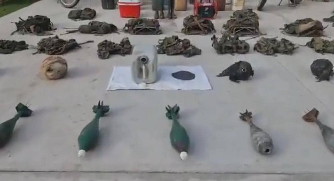 FANB destruyó campamento e incautó 21 granadas de mortero