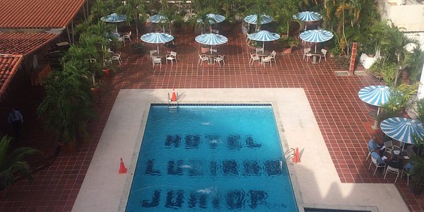 Hotel Luciano Jr., área de la piscina