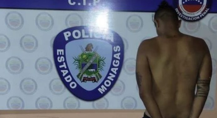 Polimonagas detuvo en Brisas del Orinoco a presunto azote apodado «El Zurdo»