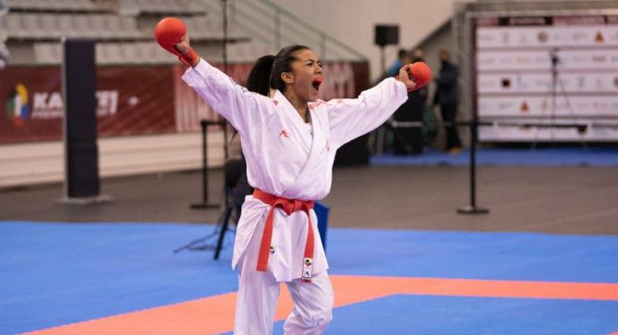 Venezolana Yorgelis Salazar ganó oro en la Premier League de Karate