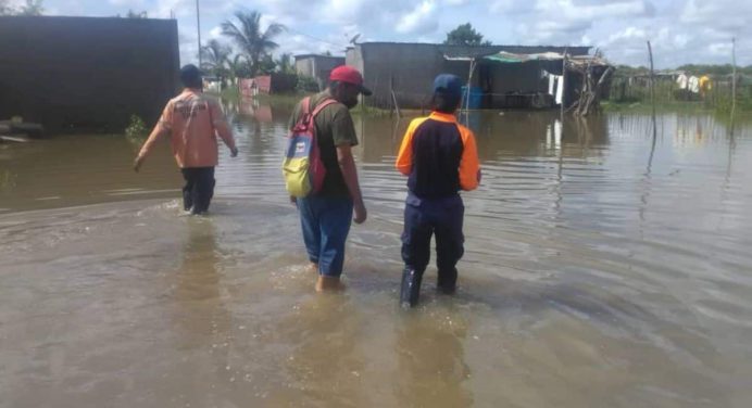 Lluvias en Falcón dejan 12 familias afectadas