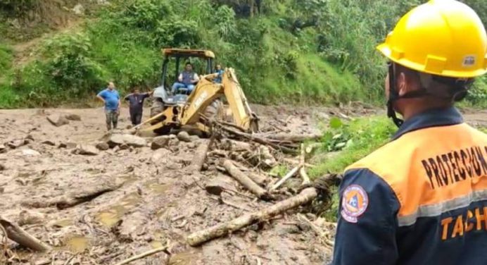 Lluvias provocan daños en 7 municipios del estado Mérida