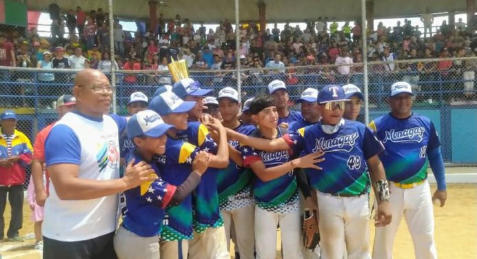 Monagas subcampeón de la VII Copa de Oro de béisbol pre-junior