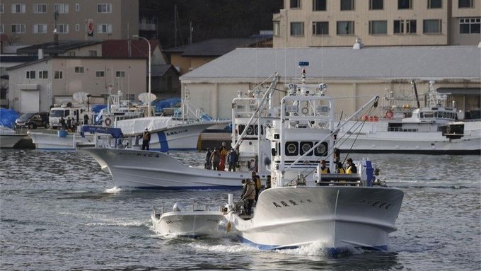 Naufragio de barco turístico en Japón suma 11 muertos