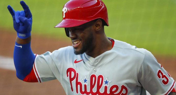 Odubel Herrera se fue para la calle por primera vez en esta campaña (+Video)
