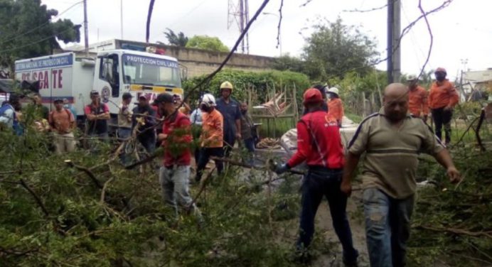 PC de Lara supervisa crecida de quebradas y ríos por lluvias