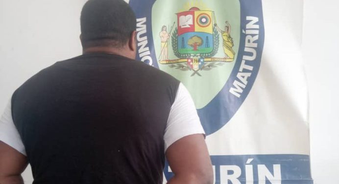 Polimaturín capturó sujeto por porte ilícito de arma de fuego en Guanaguanay