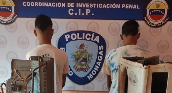 Polimonagas detuvo en San Vicente a dos integrantes de la banda «El Pitico»