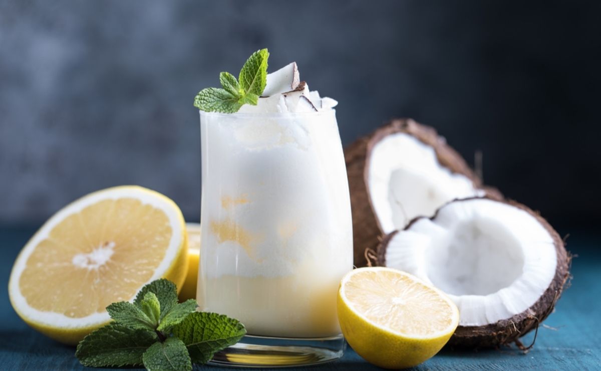 Deliciosa limonada de coco