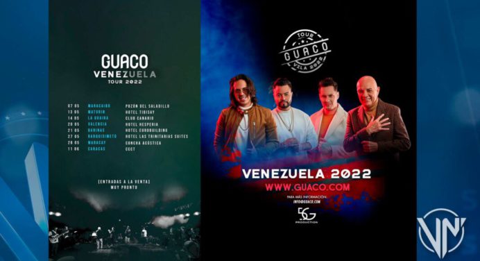 Super banda de Venezuela Guaco ofrecerá concierto en Maturín