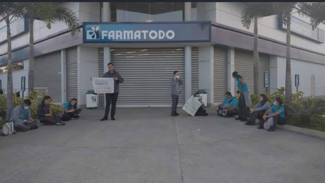 trabajadores de farmatodo protestaron para exigir aumento de salario laverdaddemonagas.com farmatodo huelga