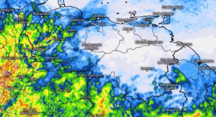Vaguada seguirá causando lluvias en Venezuela