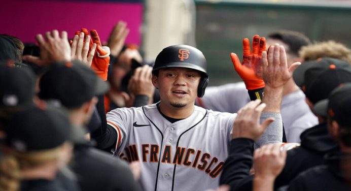 Wilmer Flores la sacó por primera vez en esta campaña 2022