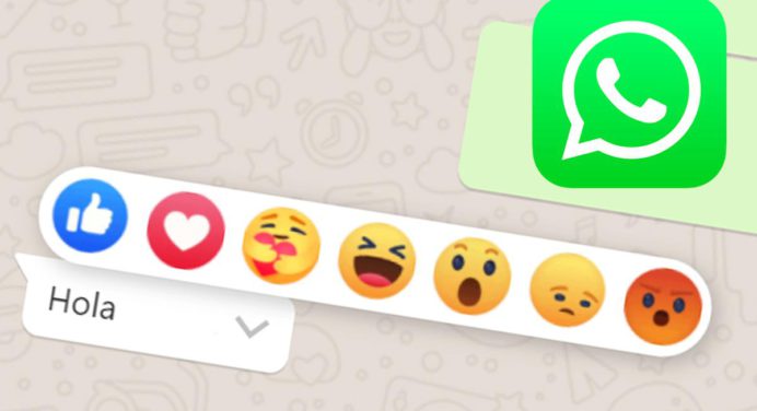 Ya están disponibles las reacciones de WhatsApp en los mensajes