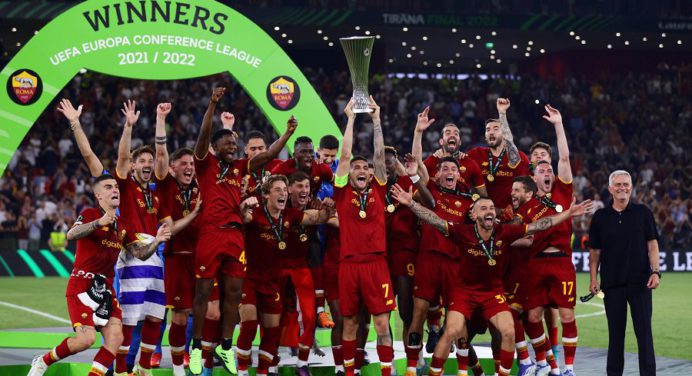 ¡Campeones de la Conference League! AS Roma logró su primer título europeo