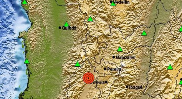 Colombia registró un sismo de magnitud 3.0
