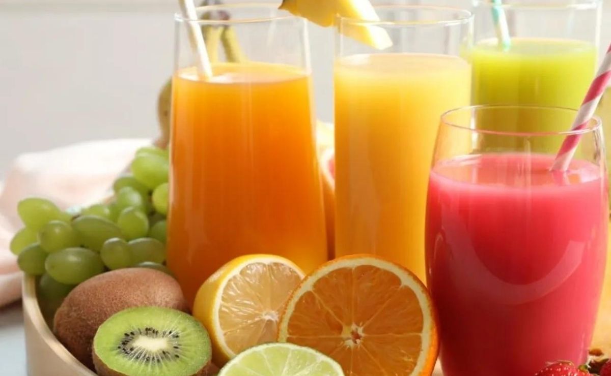Refrescante bebida de frutas