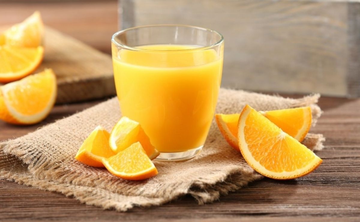El jugo de naranja