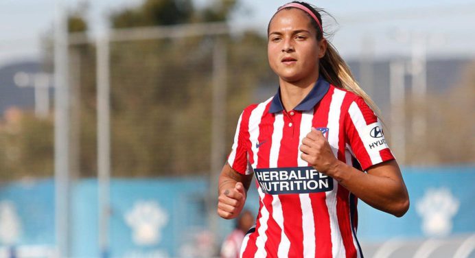 Deyna Castellanos se despidió del Atlético de Madrid