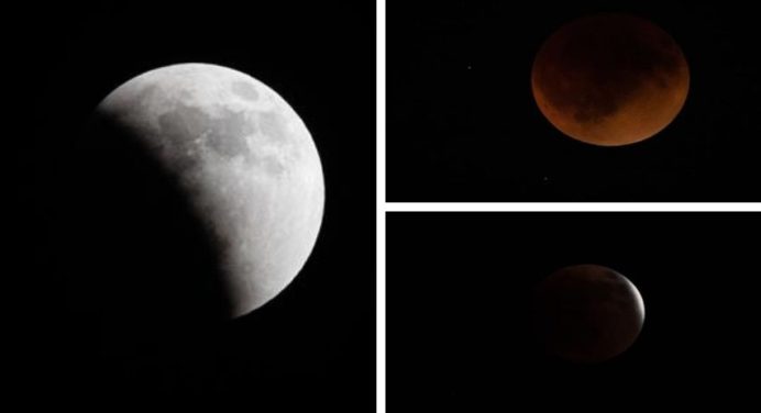 Espectaculares fotos del eclipse de luna de este 15 de mayo