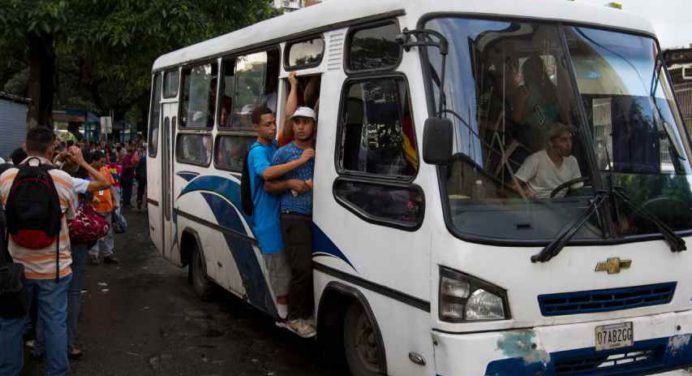 Gremio de transporte propone aumentar el pasaje a 3 bolívares