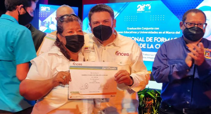 Inces certificó a más de 1.000 trabajadores de todo el país