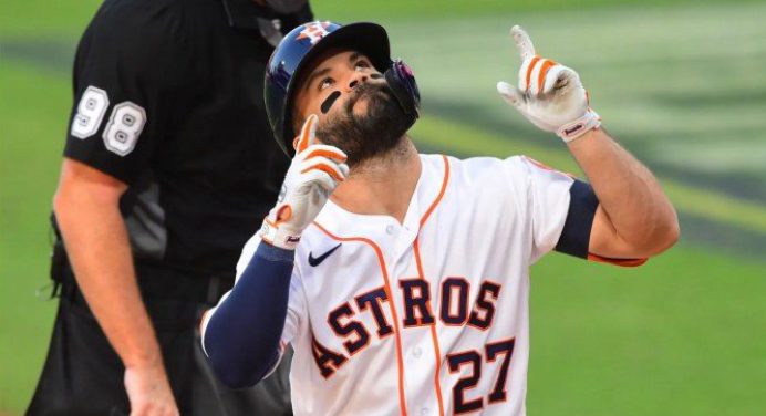 José Altuve conectó su segundo jonrón de la campaña en la MLB (+Video)