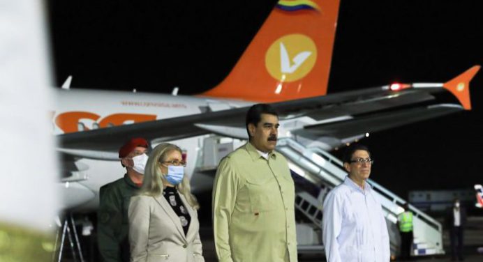 Maduro llegó a Cuba para participar en la XXI Cumbre del ALBA