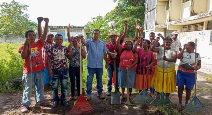 Maldonado inicia despliegue de acción social en instituciones de Barrancas del Orinoco