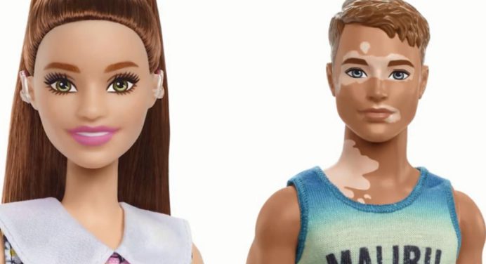 Mattel presentó Barbie con audífono para discapacidad auditiva y Ken con vitiligo