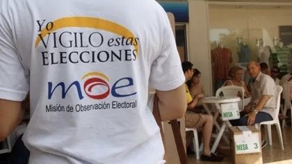 MOE reporta 24 irregularidades en elecciones en Bogotá