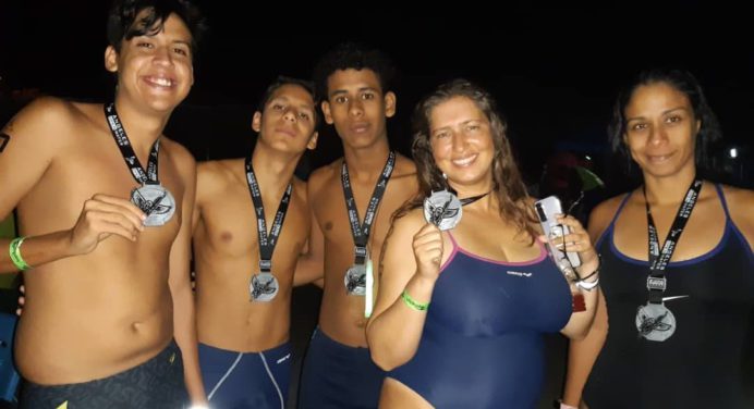 Monagas se ubicó en el noveno lugar de la Copa Nocturna de Aguas Abiertas