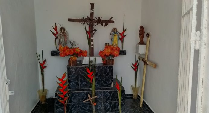 En Palo Negro están listos para la fiesta de la Cruz de Mayo