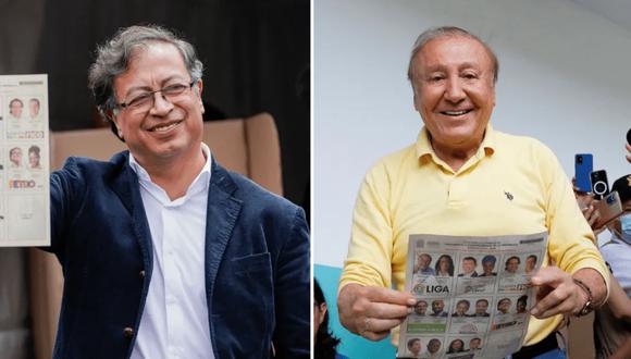 Petro y Hernández, un duelo por el voto antisistema en Colombia