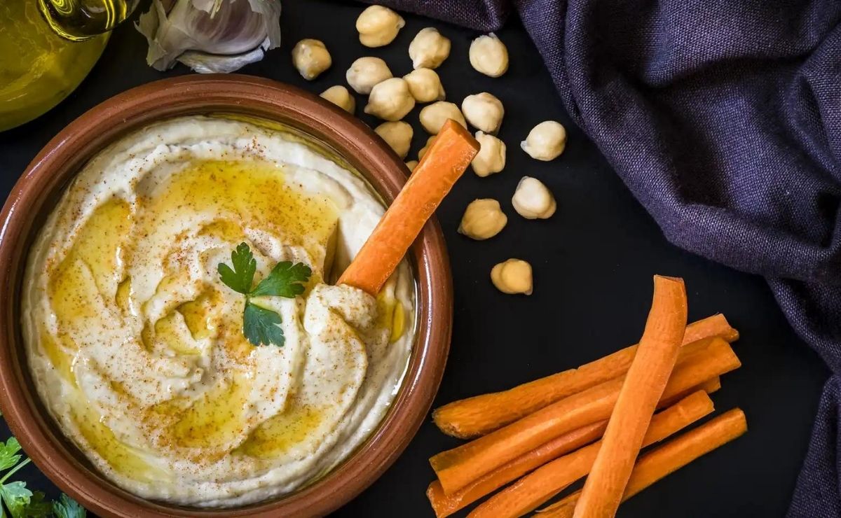 Hummus de zanahoria