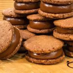 Deliciosos alfajores de chocolate