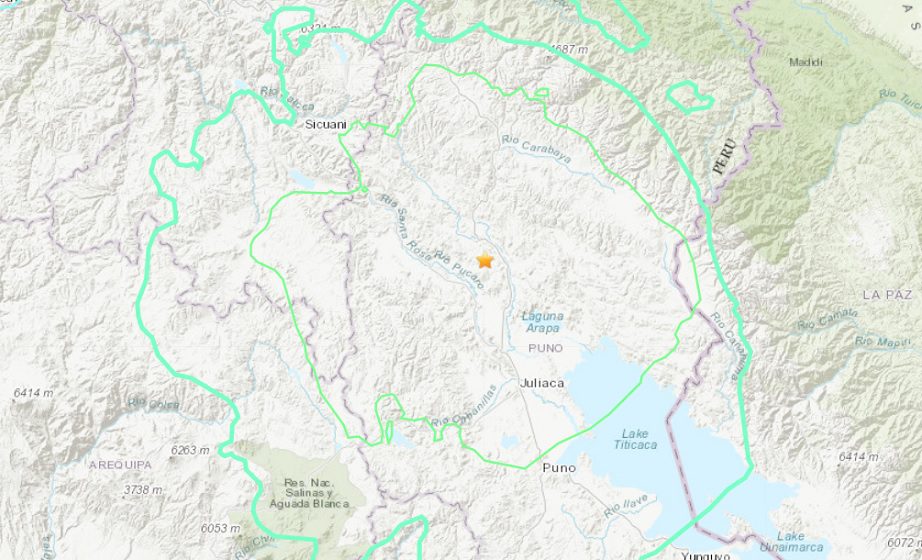 Temblor de 7,2 sacudió a Perú