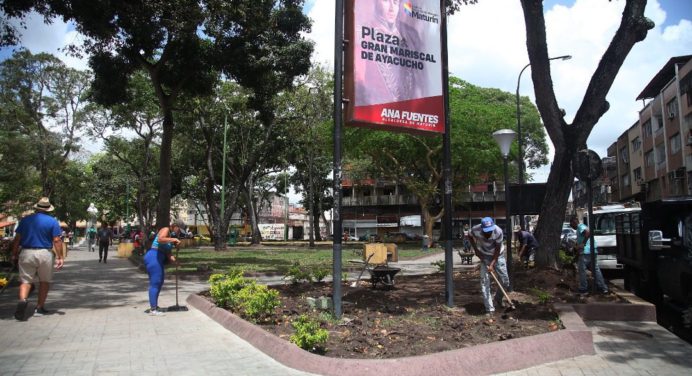 Ornato: 3 plazas de Maturín son embellecidas con óptica minimalista