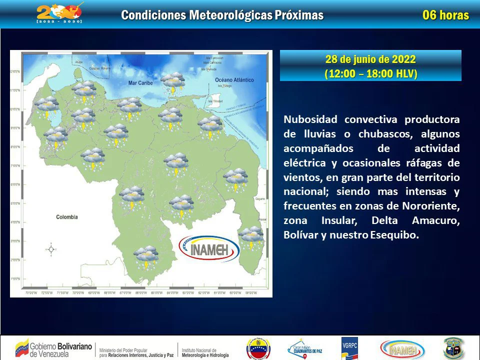 ¡Atención! Ciclón tropical «Dos» llegará a Venezuela a las 2:00 am