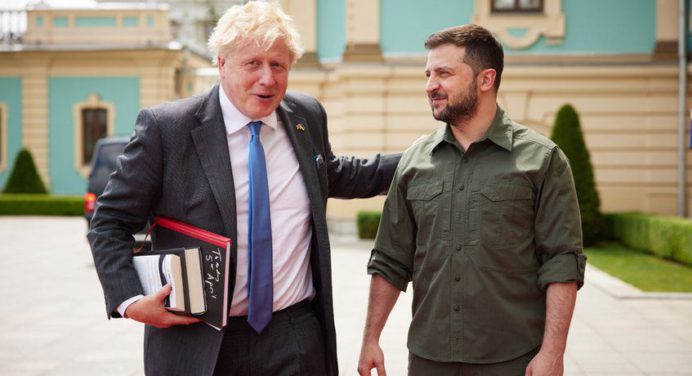 Boris Johnson visita Kiev por segunda vez desde que estalló la guerra