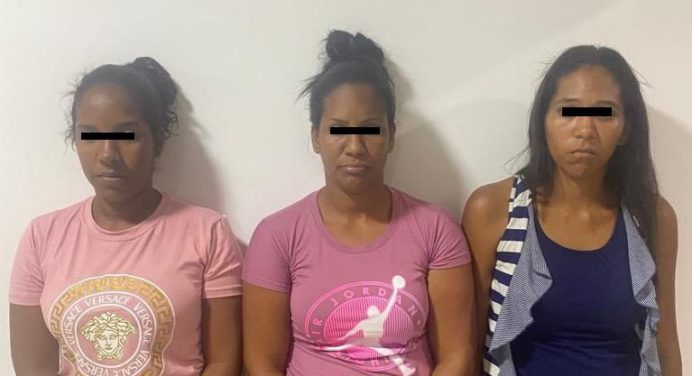 Cicpc capturó a tres mujeres por prostituir a menores entre 12 y 14 años