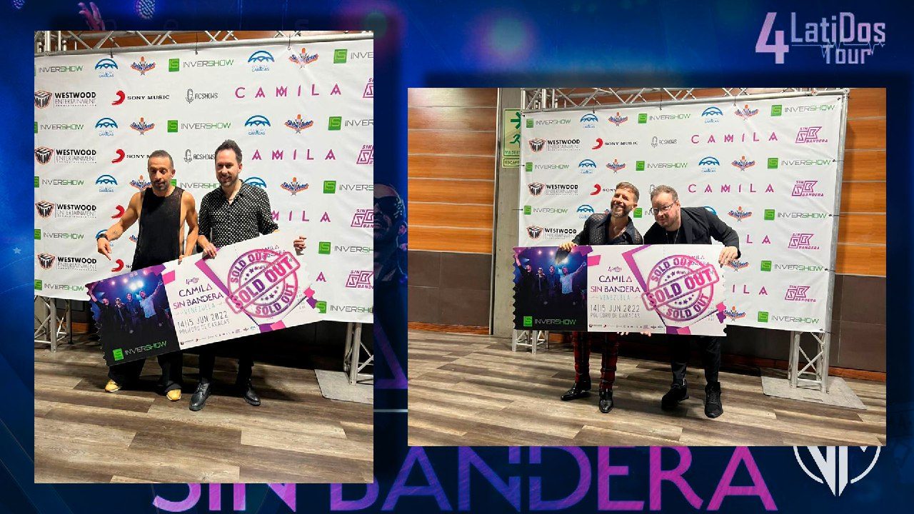Fanáticos describen de «increíble» el segundo concierto de Camila y Sin Bandera en Caracas
