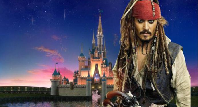 ¡Genial! Disney vuelve a utilizar la imagen de Johnny Depp como Capitán Jack Sparrow