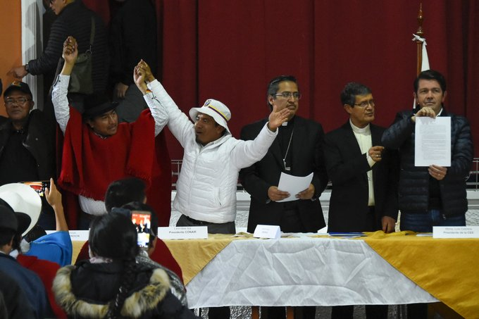 la firma de un acuerdo puso fin al paro y protestas en ecuador laverdaddemonagas.com 1cefbj8r
